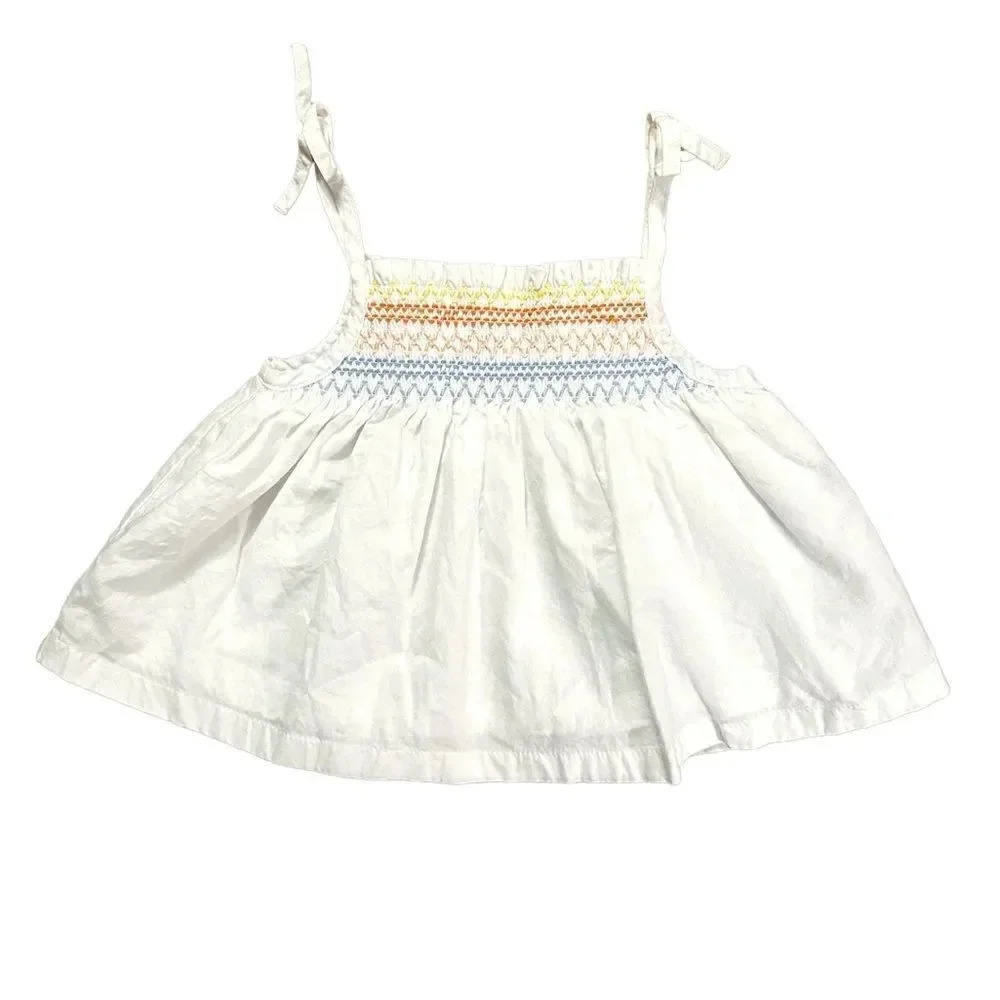 Janie & Jack | Smocked Swing Cut Tank Top (0-3 mos)